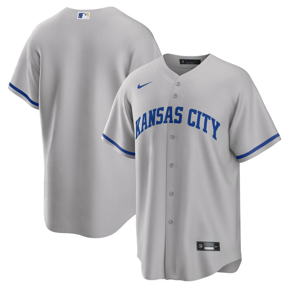 Kansas City Royals Road Replica Team Jersey – Gray