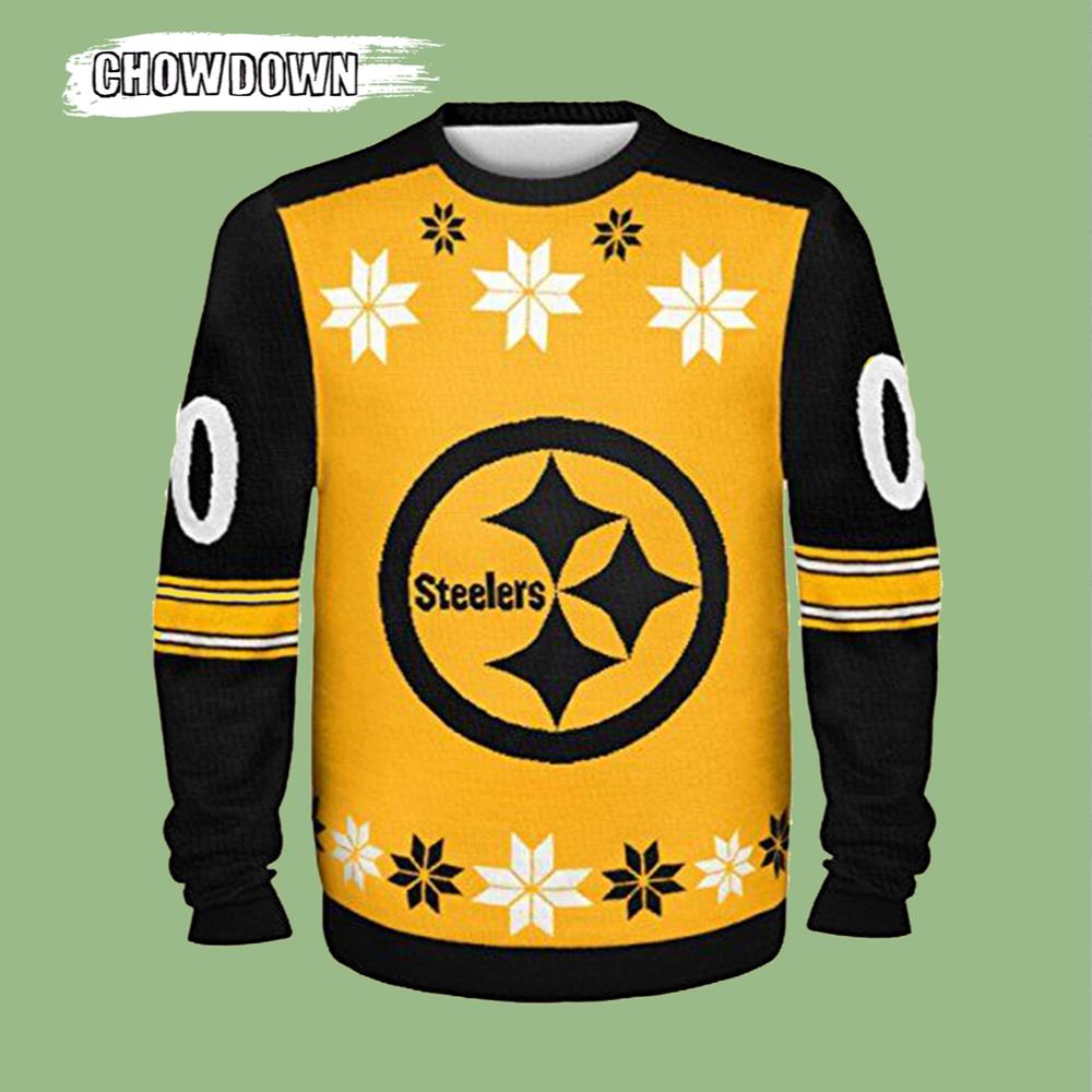 Vintage Pittsburgh Steelers Gift For Fan Ugly Wool Sweater Christmas V2