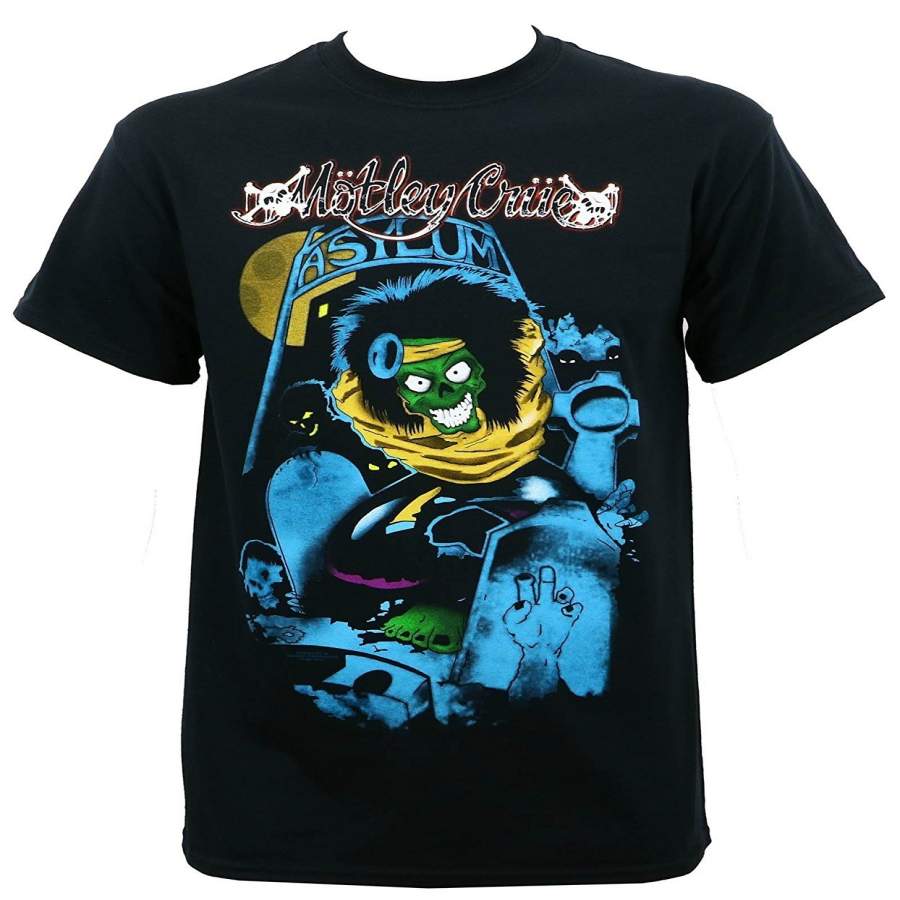 Fashion Shirt Men’S Casual T-Shirt Motley Crue Men’S Feelgood Graveyard Vintage T-Shirt Black