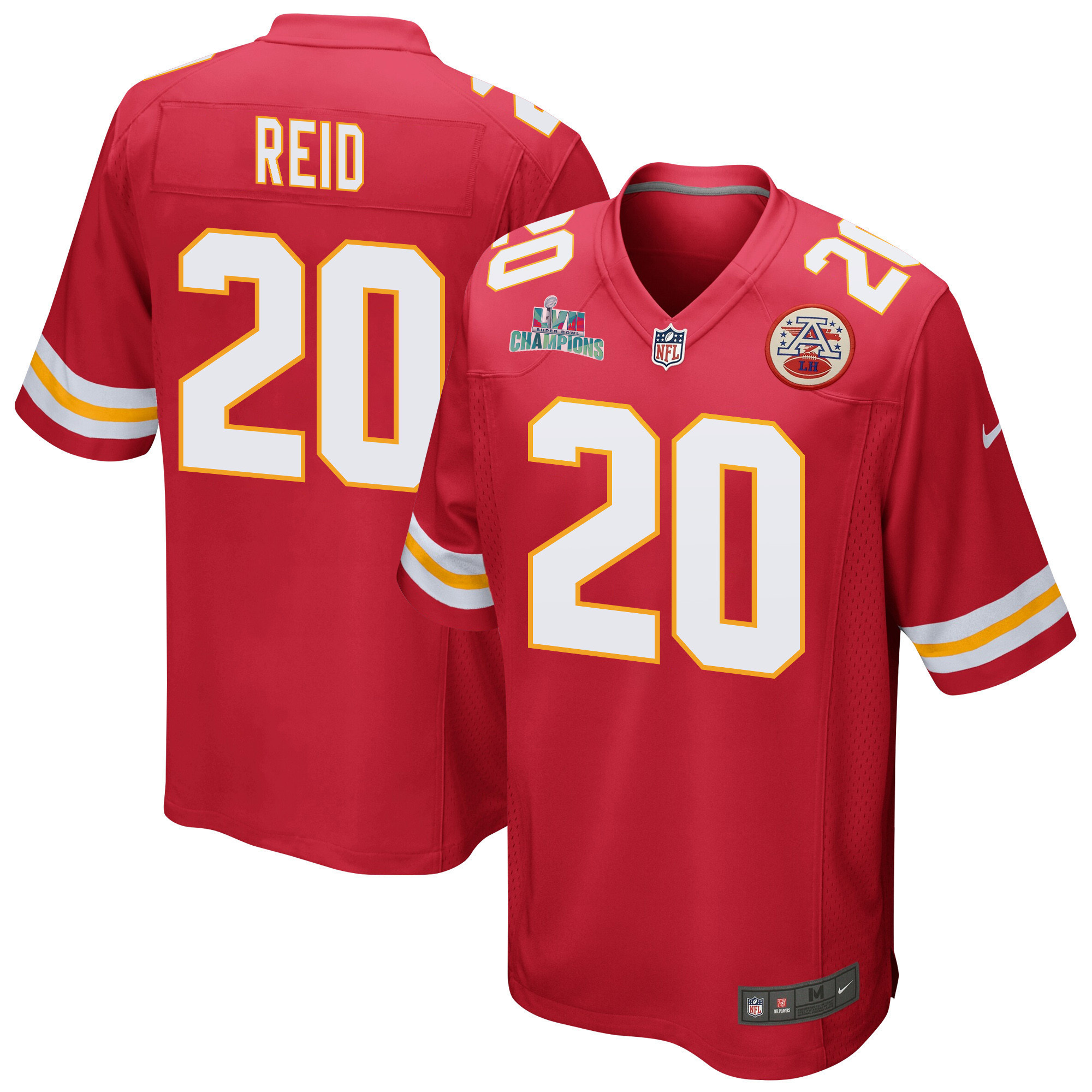 Justin Reid 20 Kansas City Chiefs Super Bowl Lvii Champions Men Game Jersey – Red