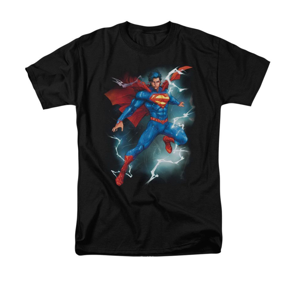 Superman Shirt Lightning Black shirt