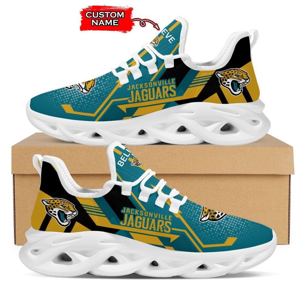 Jacksonville Jaguars Personalized Yezy Running Sneakers Art 170