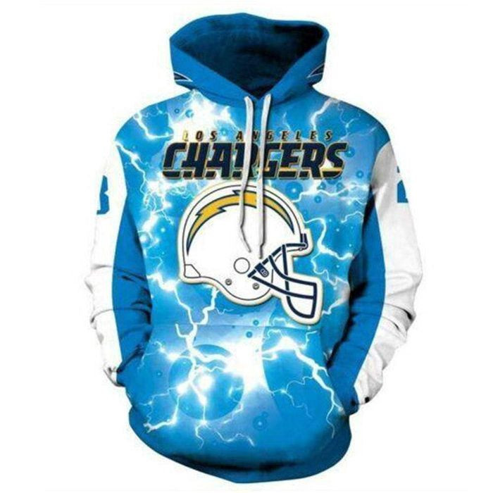 Los Angeles Chargers Hooded 16 Unisex 3D Hoodie Gift For Fans