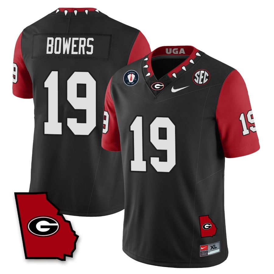 Youth’S Georgia Bulldogs 2023 Color Sleeves Jersey – All Stitched