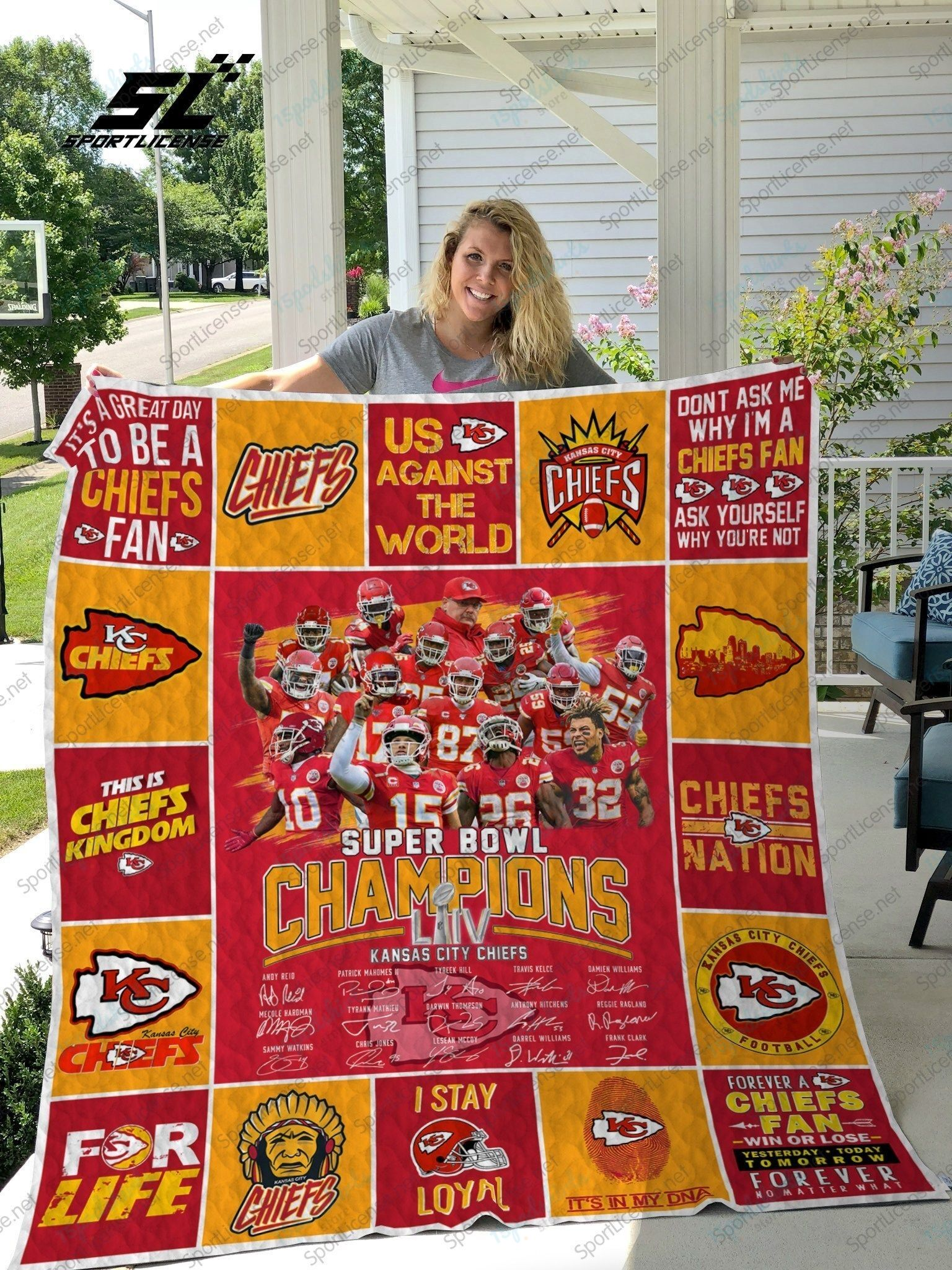 Kansas City Chiefs Super Bowl Liv Quilt Limited