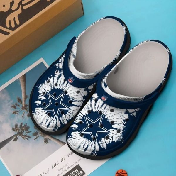 Dallas Cowboys Crocss Clogs Shoes Comfortable For Mens Womens Classic Clog Water Shoes Clog Saleoff 190920