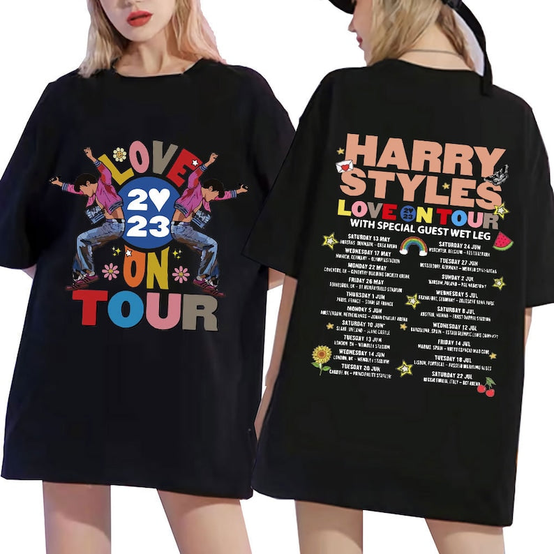 Harry Styles’ Love On Tour 2023: Unforgettable Shirt For The Ultimate Fan, Harry Styles Shirt One Direction