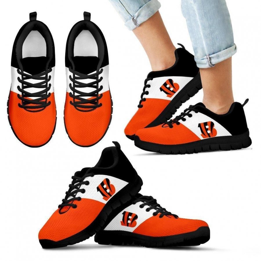 Separate Colours Section Superior Cincinnati Bengals Sneakers #376