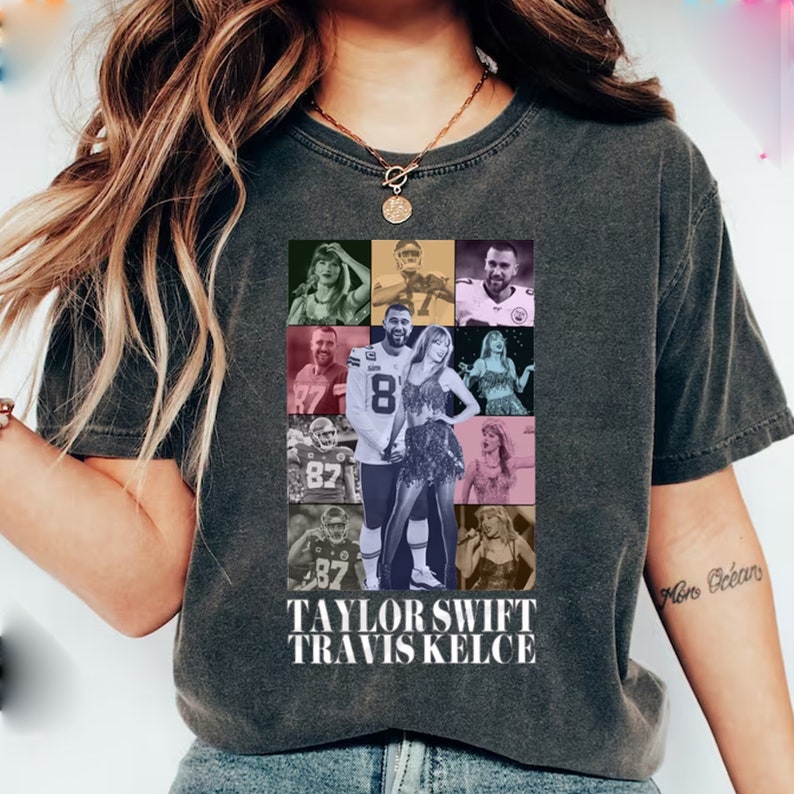 Taylor Kelce Shirt, Kelce Swift Shirt, Travis Kelce The Eras Tour Shirt, Kansas City Football Sweatshirt, Football Jersey Fan Gift