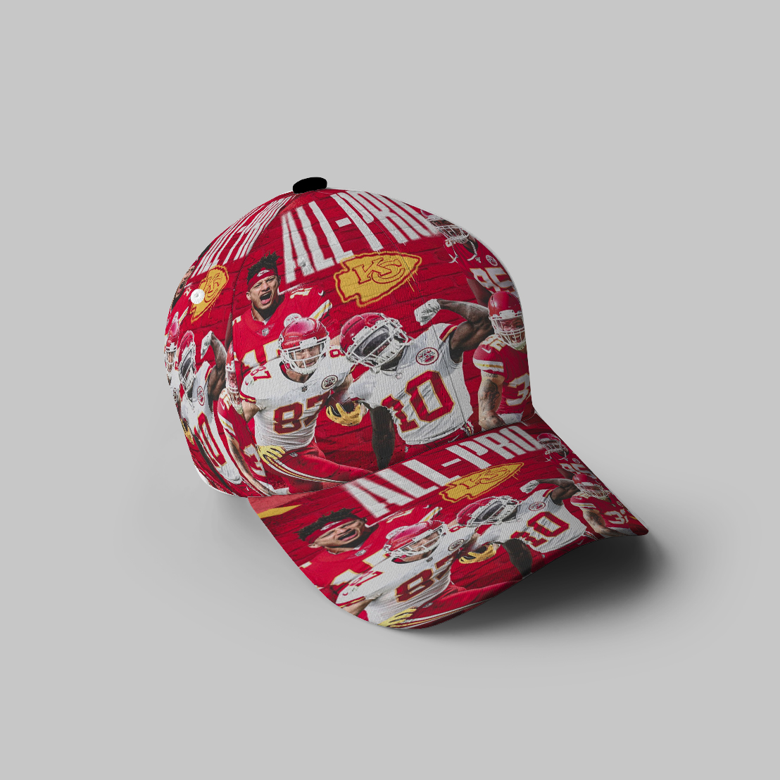 Kansas City Chiefs Team V11 3D Printing Baseball Cap Classic Hat