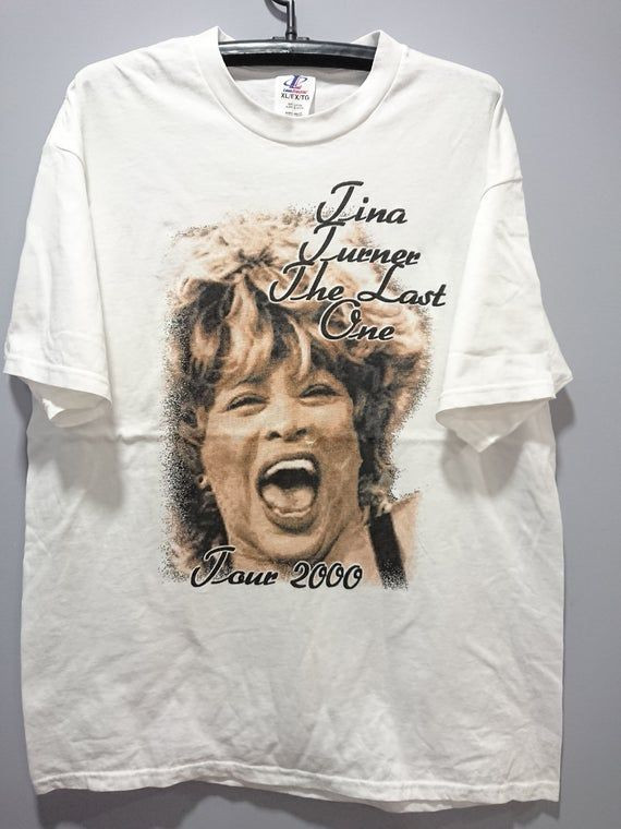 Vintage 2000 Tina Turner Concert Tour Shirt Twenty Four Seven Tina Turner As The Queen Of Rock N Roll Have Hole 4 Shirt