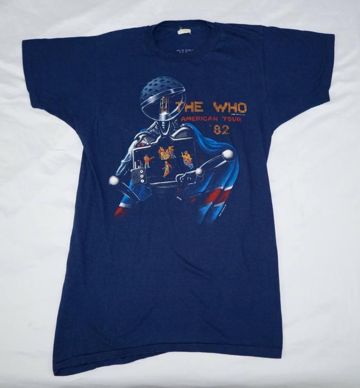 Vintage The Who American Tour 1982 Concert Shirt