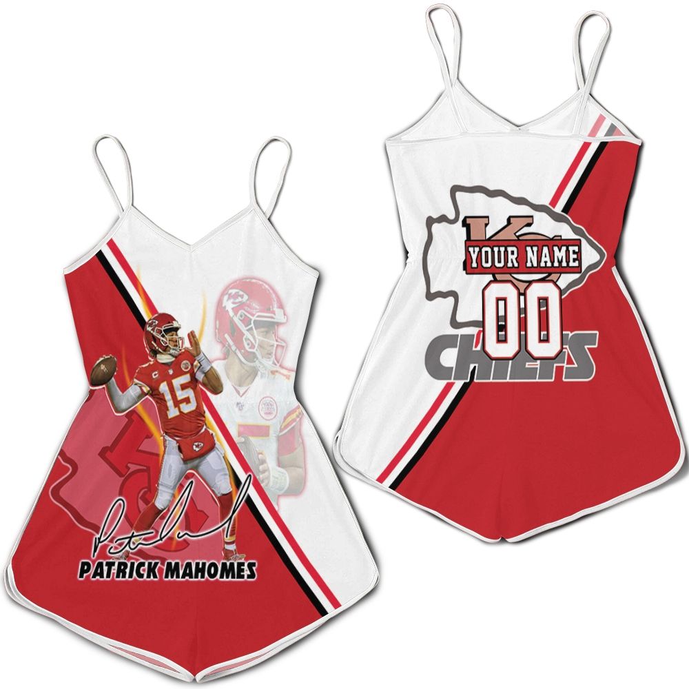 Patrick Mahomes Kansas City Chiefs 3d Personalized Romper