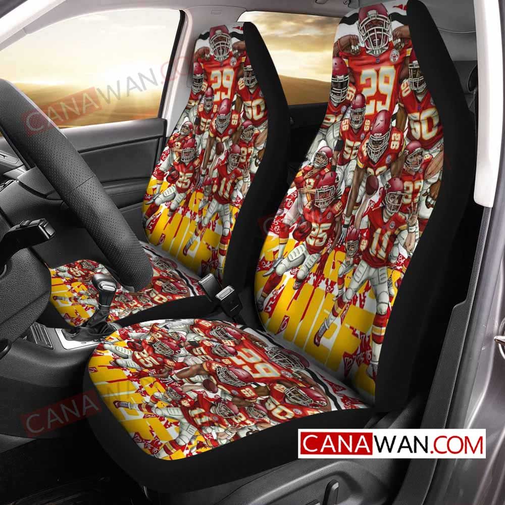 Kansas City Chiefs Style045 3D Customized Personalized Car Seat Cover