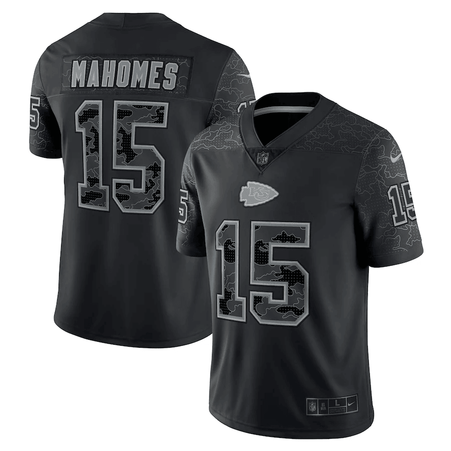 Patrick Mahomes Kansas City Chiefs Rflctv Limited Jersey – Black