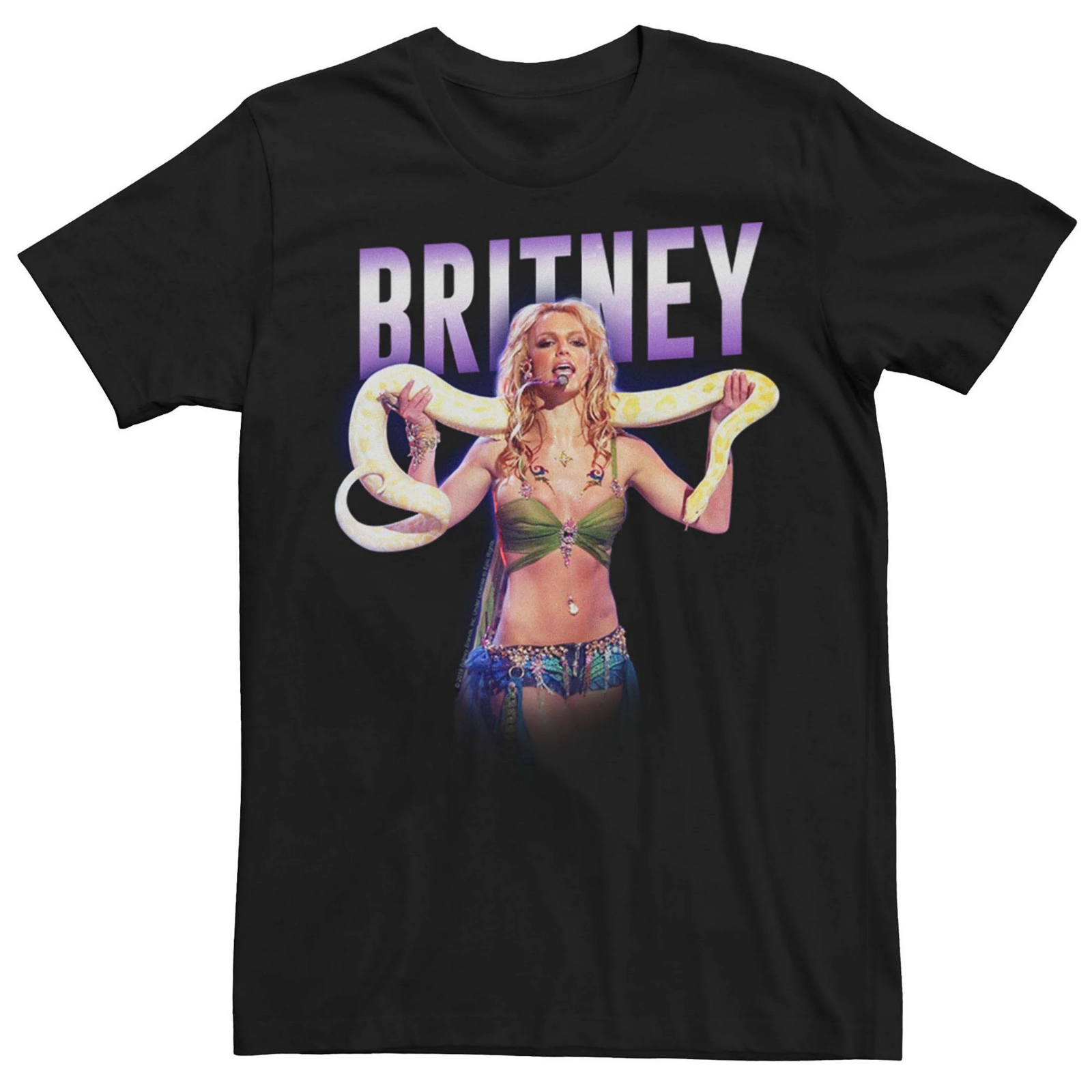 Britney Spears Men’s T-shirt Black Vintage Style Shirt