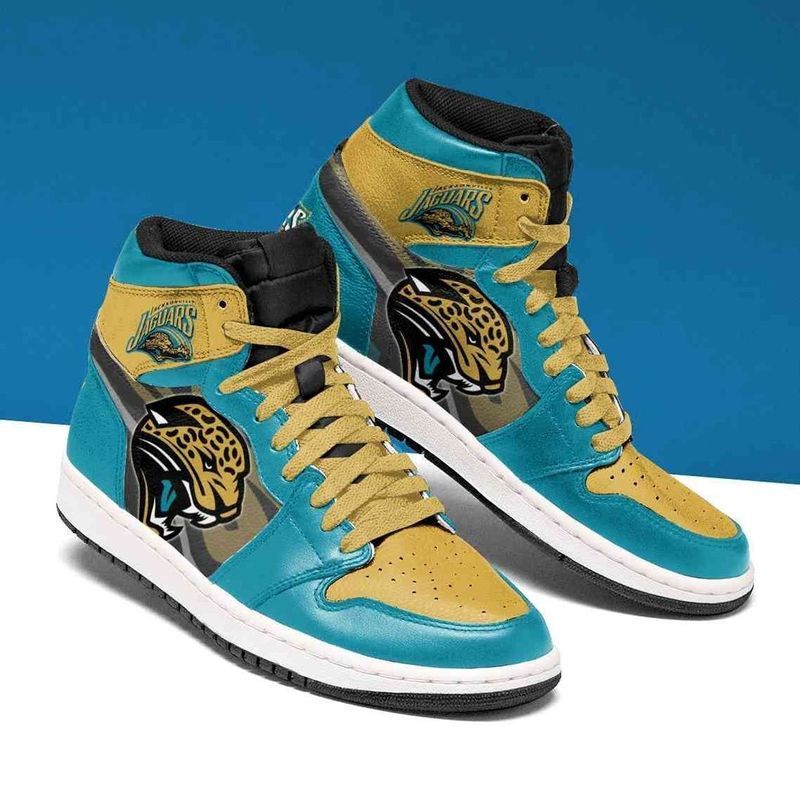 Air Jordan Jacksonville Jaguars Custom L98 Jordan Sneakers Sport Air Jordan High Sneakers Sport Sneakers