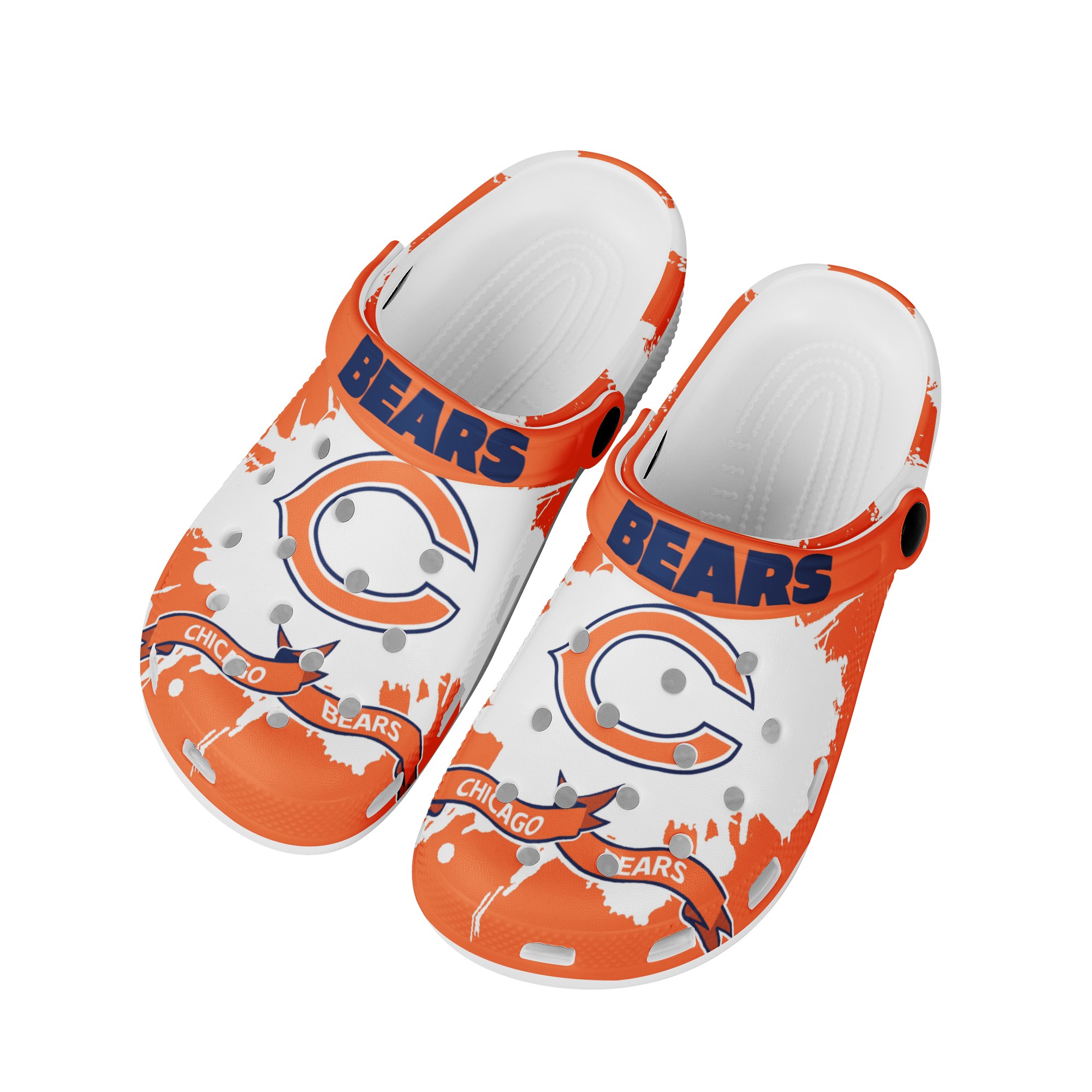 Chicago Bears Shoes Cute Style#1 Crocs Shoes For Fans