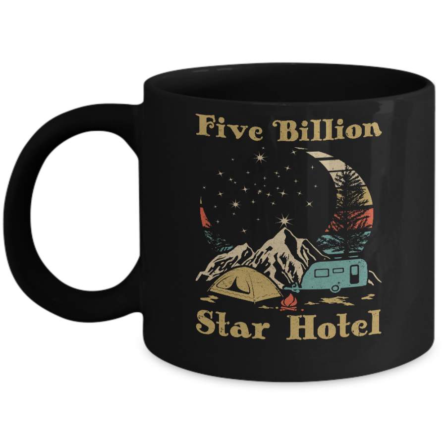 Vintage Five Billion Star Hotel Moom Camping Mug