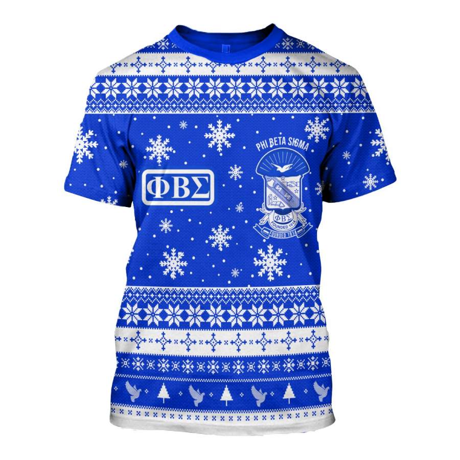 3D ALL OVER PHI BETA SIGMA UGLY SWEATER 31020191