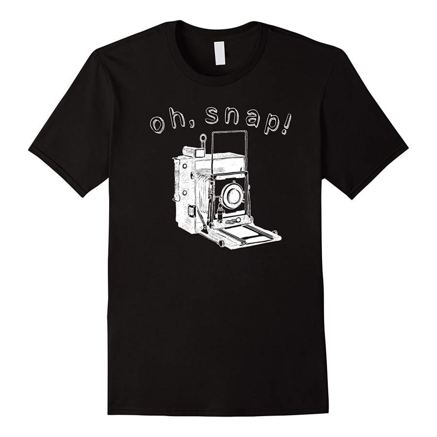 Oh, Snap! Vintage Old School Camera Photographer T-Shirt Mens T Shirt