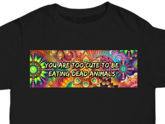 Vegan Vegetarian Diet Funny T Shirt Tee Animal Lover Flowers Peace Love Ethical Moral Vegetablest Kindness Healthy Life Style