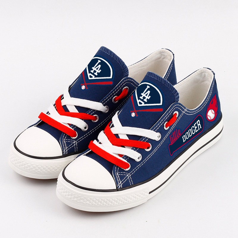 Los Angeles Dodgers Canvas Shoes Limited Cute Design Sneakers – TXTrend ...