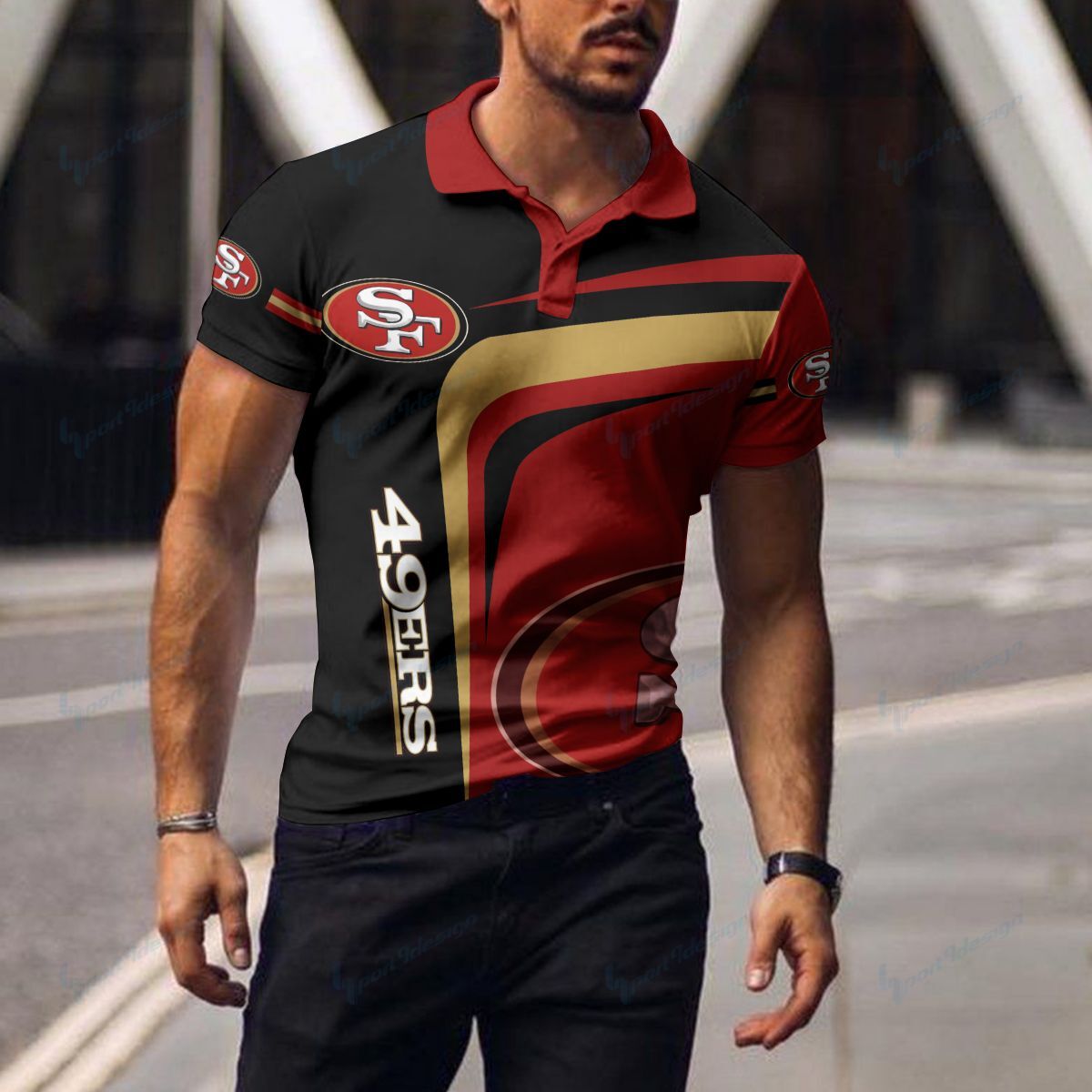 San Francisco 49ers Polo T-shirt 027