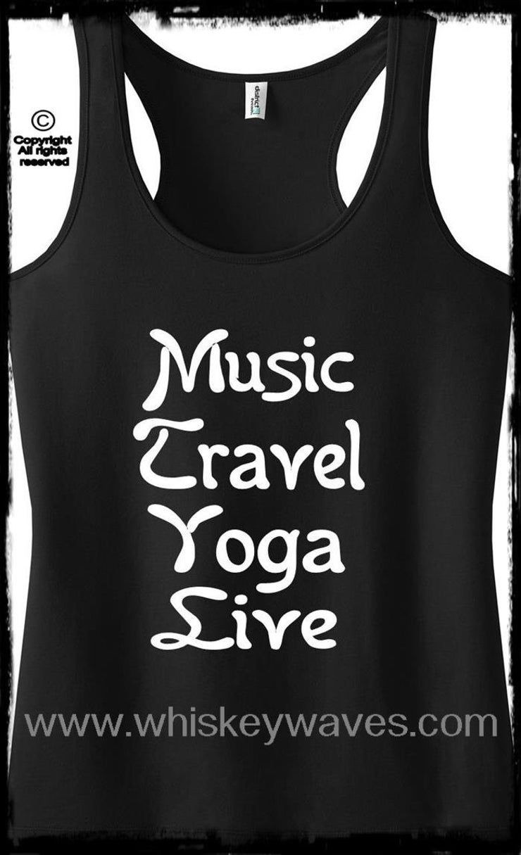 Music Travel Yoga Live Shirt