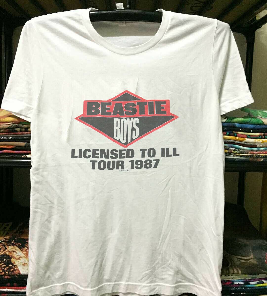 Vintage T Shirt Concert Beastie Boys 87 Reprint