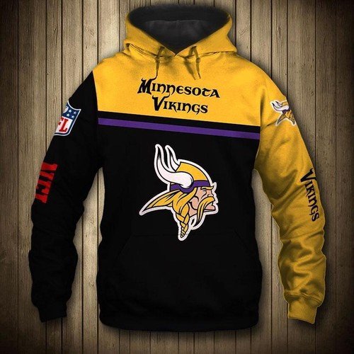 Minnesota Vikings 64 Unisex 3D Hoodie Gift For Fans