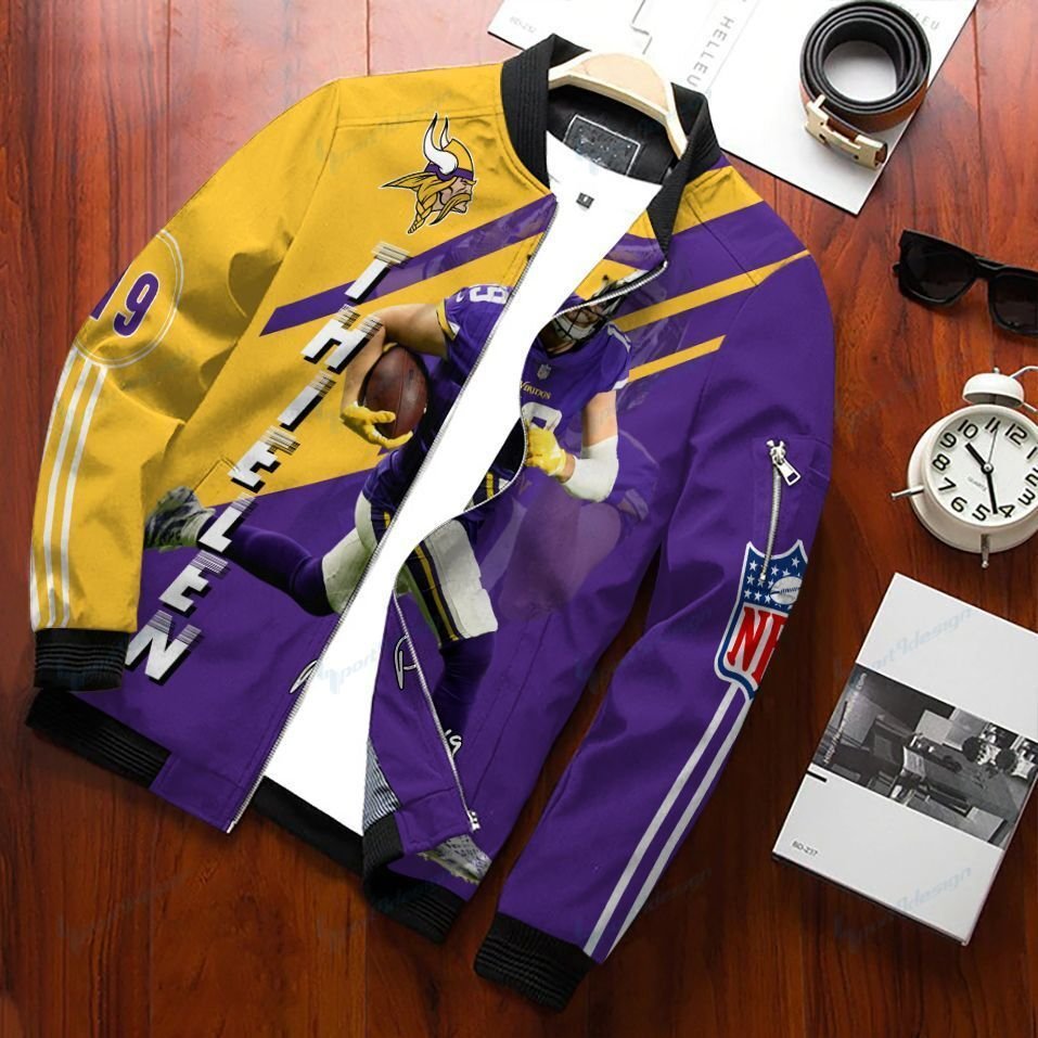 Adam Thielen – Minnesota Vikings Bomber Jacket 047