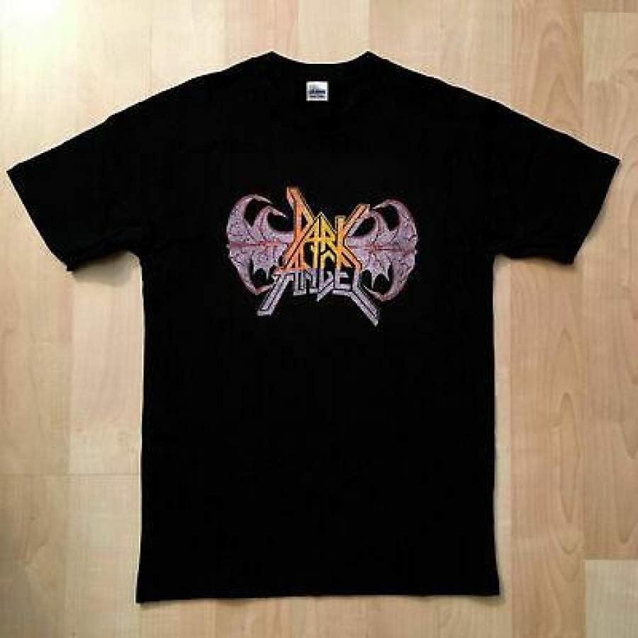 Vintage 80s Dark Angel Darkness Descends Metal T-Shirt Reprint Size S – 2XL