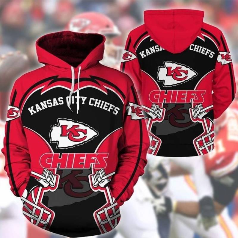 Kansas City Chiefs Logo Professional American Football Team Based In Kansas City Head Coach Andy Reid Best Gifts For Chiefs Fans All Over Print Hoodie S-5Xl