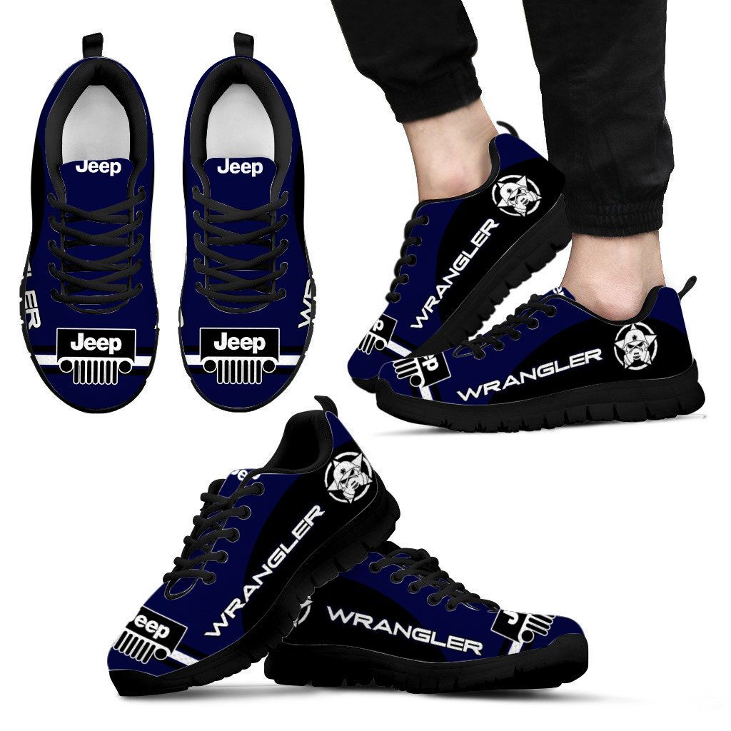 3D Printed Jeep Wrangler NCT-HL Sneakers Ver 3 For Men & Women (Dark Blue)