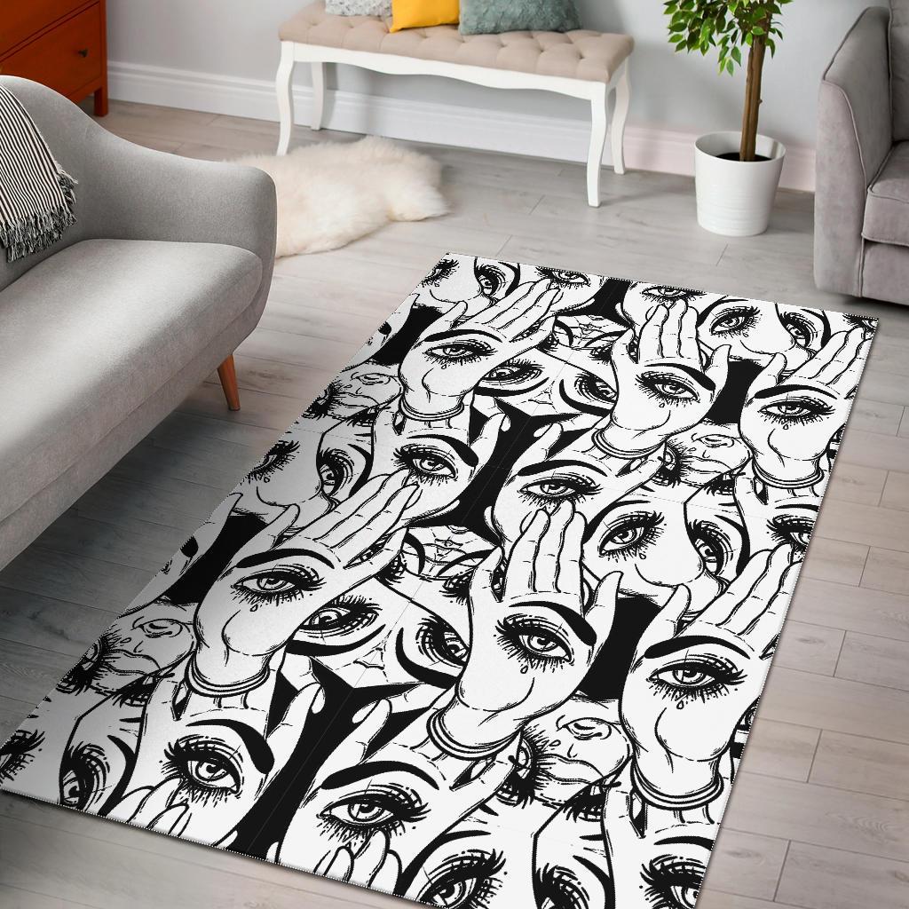 Evil Eye Hamsa Hand Pattern Print Ar &hellip;