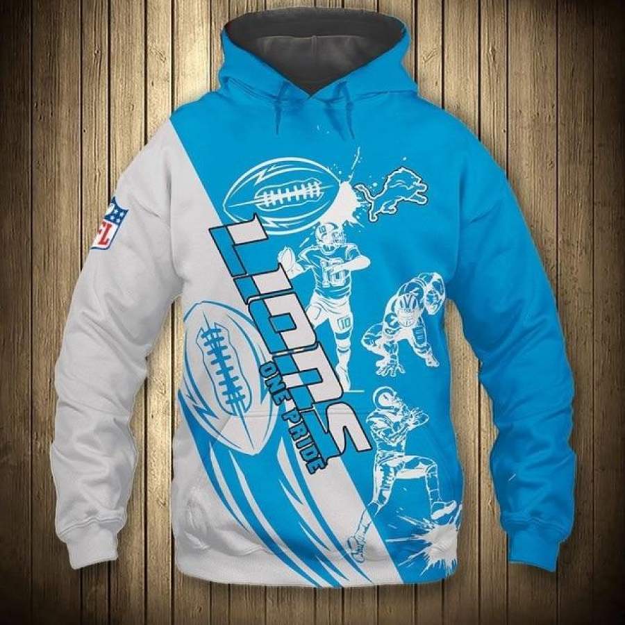 Detroit Lions Casual 3D Hoodie