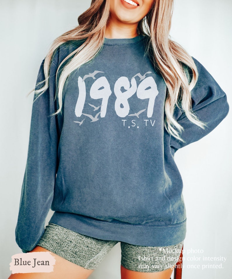 1989 Tv Comfort Colors Sweatshirt, 1989 Seagulls Sweatshirt, 1989 Swiftie Sweatshirt, 1989 Era Sweatshirt, Gift For Swiftie