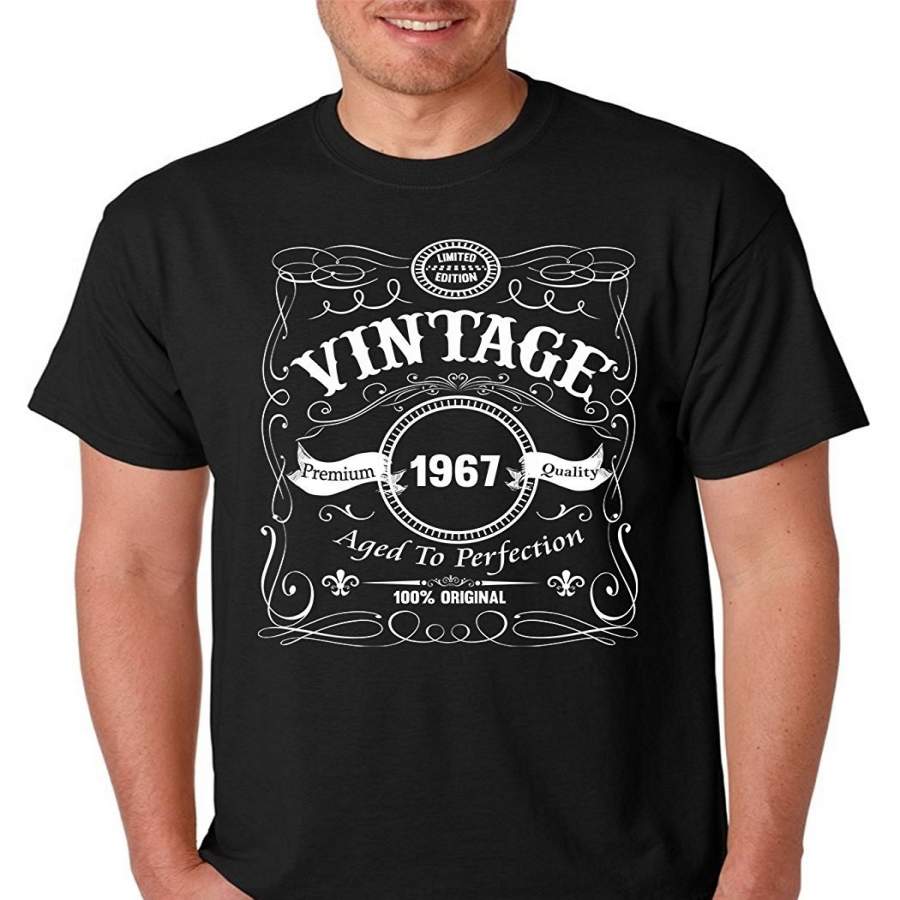 Vintage Premium Quality Aged To Perfection Premium Men’s T-Shirt Fashion Cotton Tops Size S-3XL