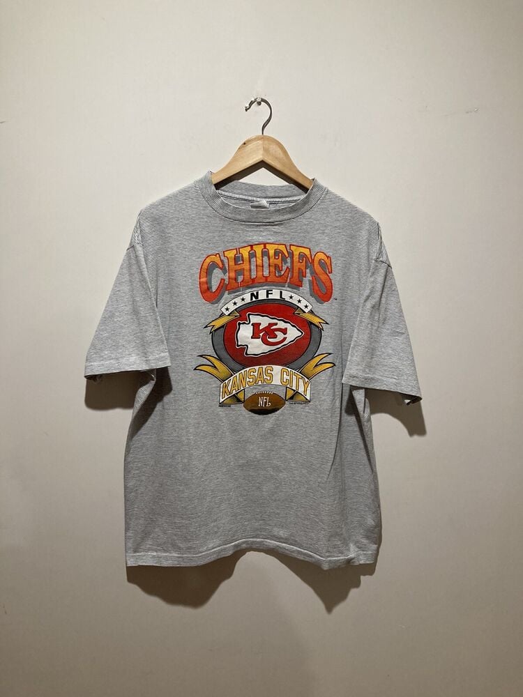 Kansas City Chiefs Vintage 1993 T Shirt S Grey