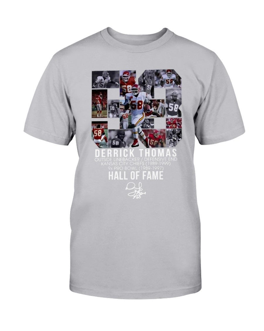 Derrick Thomas Outside Linebacker Defensive End Kansas City Chiefs Hall Of Fame T Shirt Chiefs Afc East Champions 2021 Football T Shirt 070221