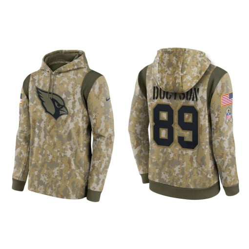 Josh Doctson Arizona Cardinals Camo 2021 Salute To Service Veterans Day Therma Pullover Hoodie