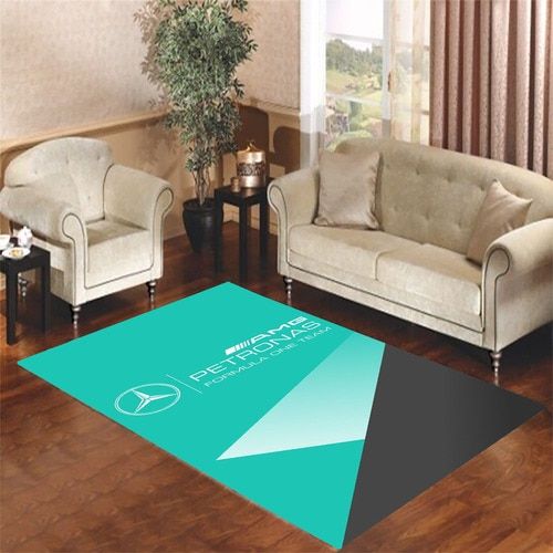 Mercedes Amg Petronas F1 Logo Living Room Carpet Rugs Area Rug For Living Room Bedroom Rug Home Decor