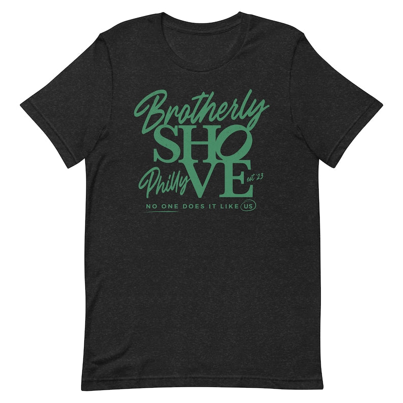 Brotherly Shove Philadelphia Eagles Tshirt Kelly Green