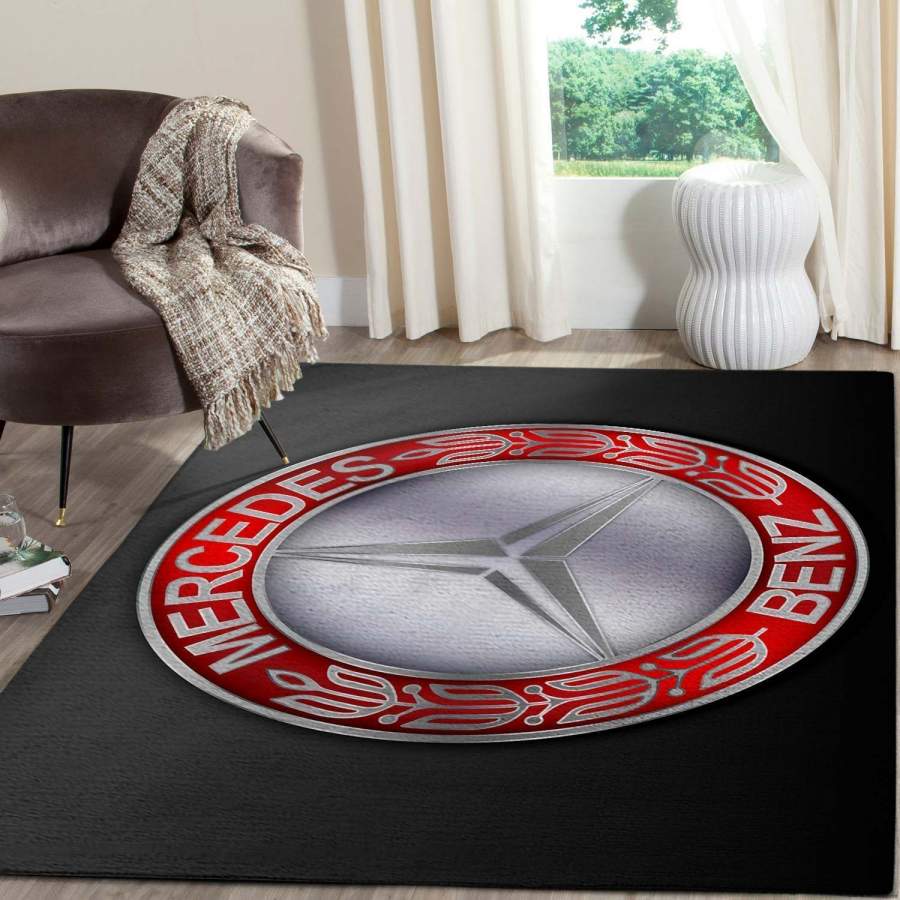 Mercedes Logo SuperCars Area Rugs Living Room Carpet FN161204 Local Brands Floor Decor The US Decor