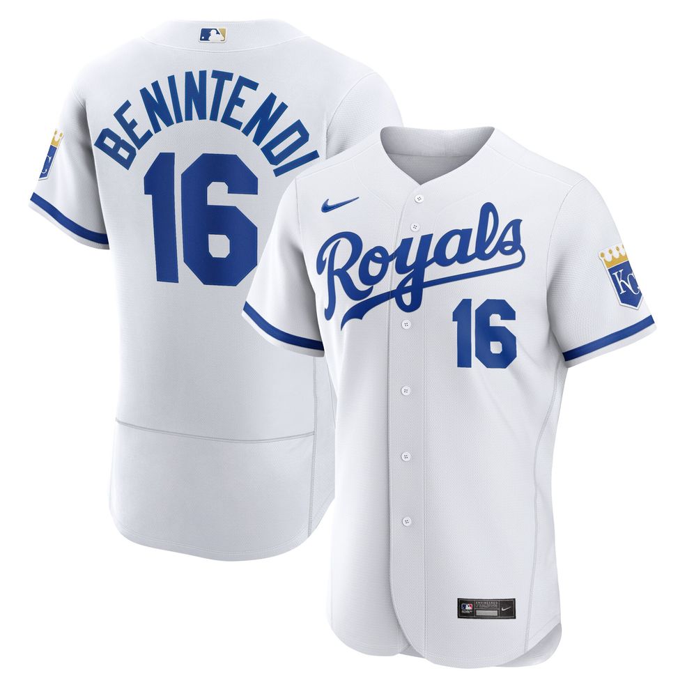 Andrew Benintendi Kansas City Royals 2022 Home Authentic Player Jersey – White