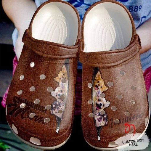 Chihuahua Personalized Animal Personalized Name Clog Shoes