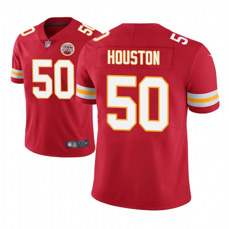 Men Justin Houston #50 Kansas City Chiefs Vapor Untouchable Limited Player Red Jersey – All Stitched, Embroidery