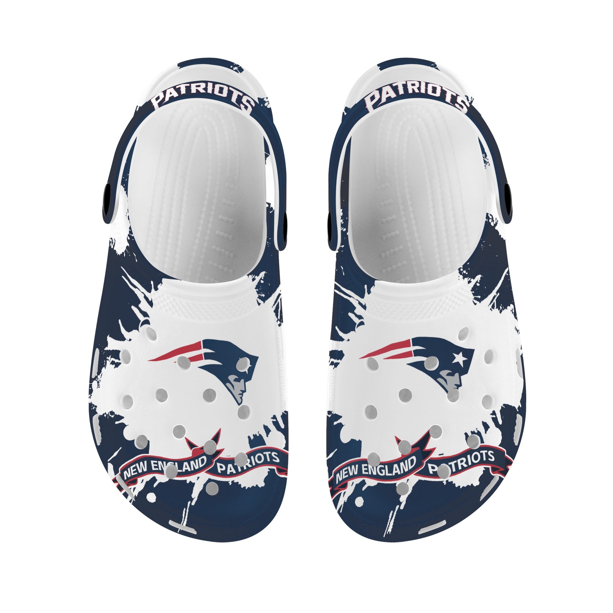 New England Patriots Crocs Shoes No 02