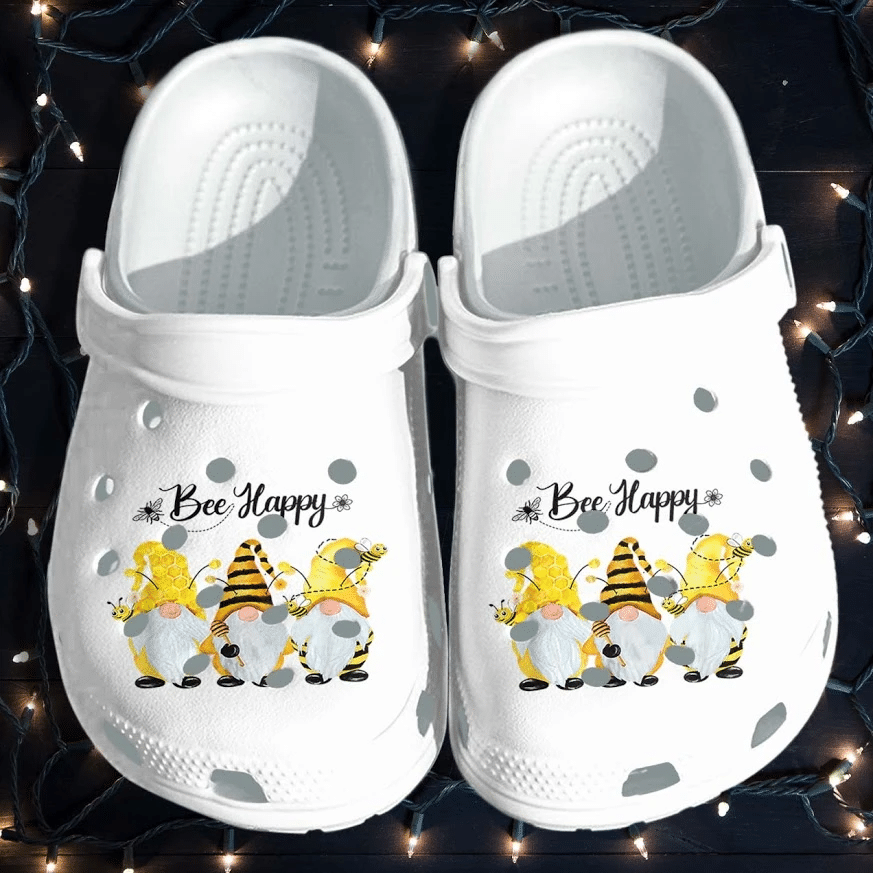 Be Happy Gnomies Bee Shoes Crocs  &hellip;
